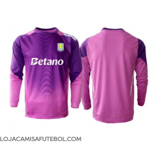 Camisa de Futebol Aston Villa Goleiro Equipamento Alternativo 2025-26 Manga Comprida